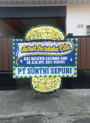 Papan Bunga Duka di Silandit